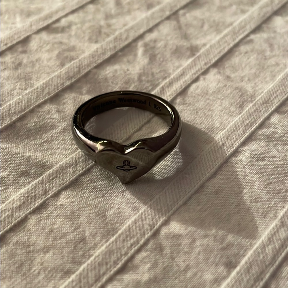 Vivienne Westwood Silver Heart Ring